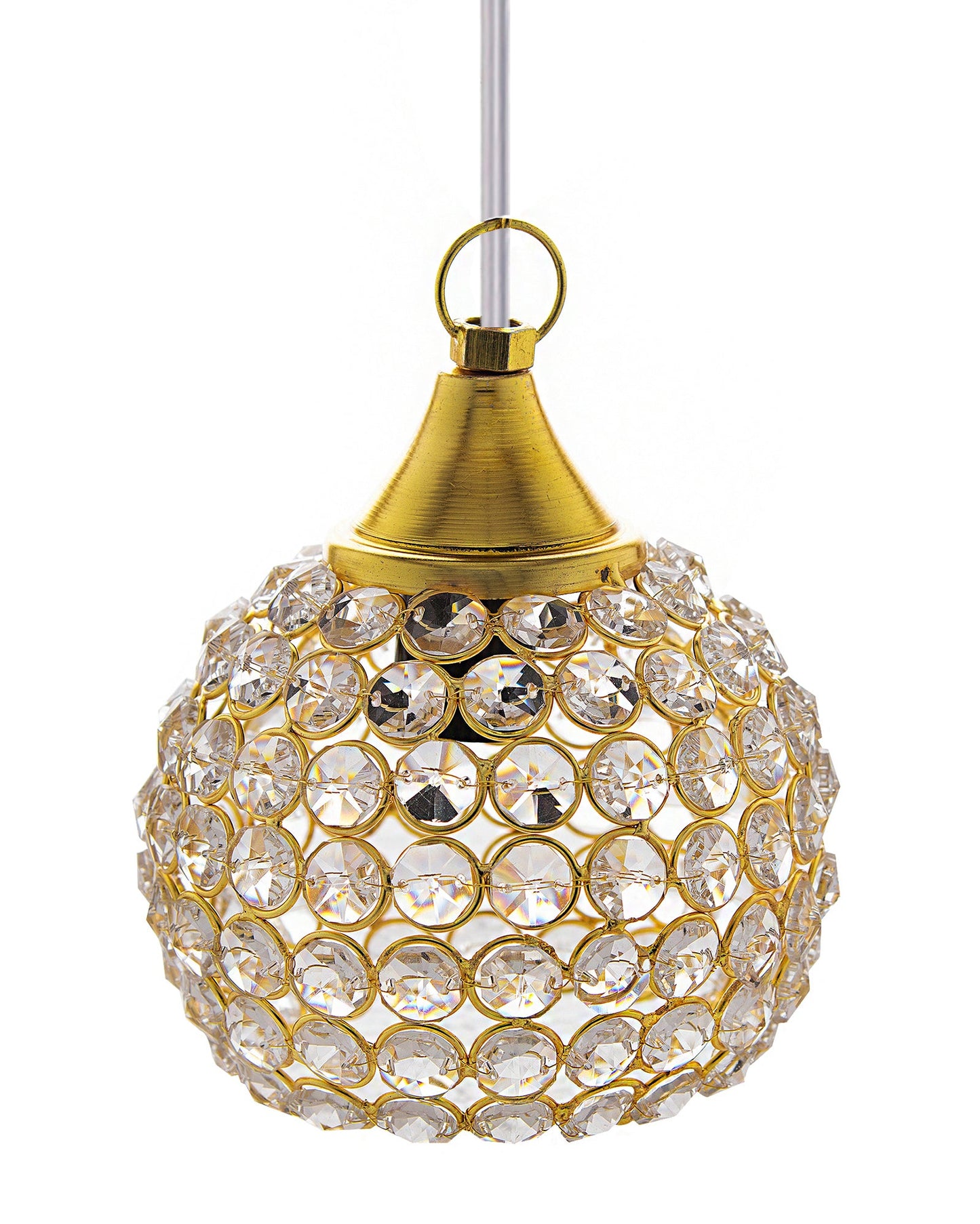 Crystal Hanging Pendant Half Globe