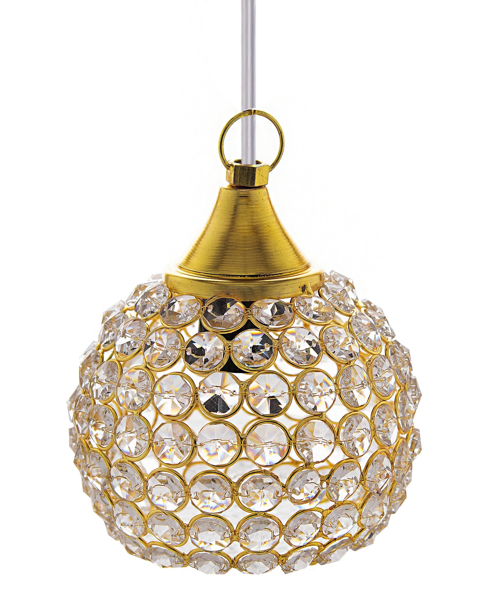 Crystal Hanging Pendant Half Globe