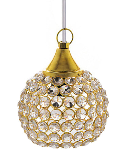Crystal Hanging Pendant Half Globe