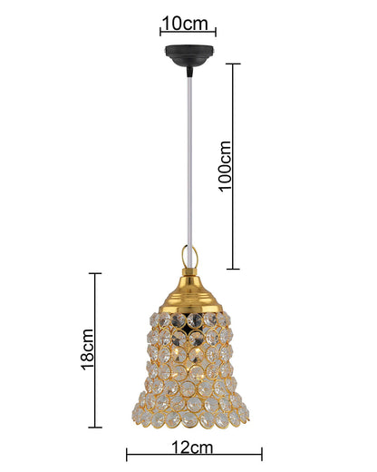 Crystal Hanging Pendant Bell Light, pendent light, hanging lamp