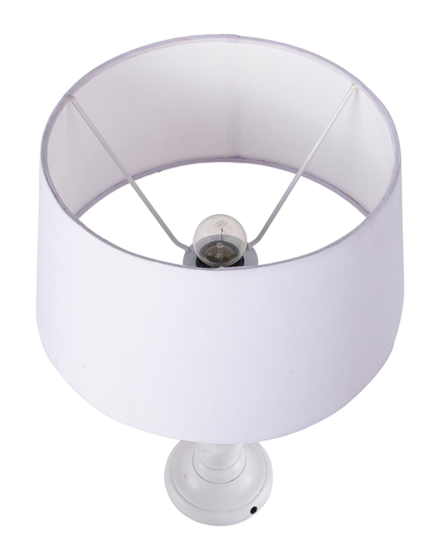 Classic Twister Table lamp white with Shade