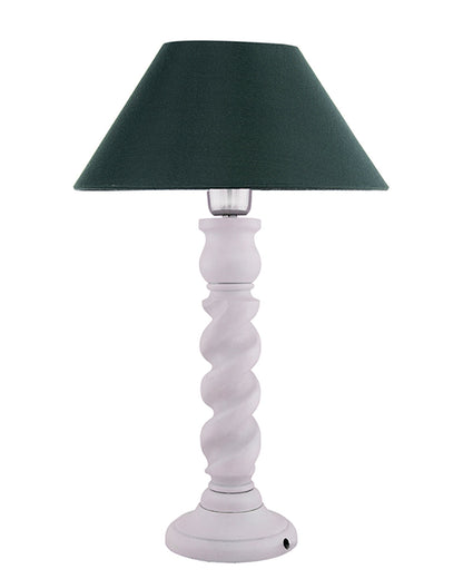 Classic Twister Table lamp white with Shade