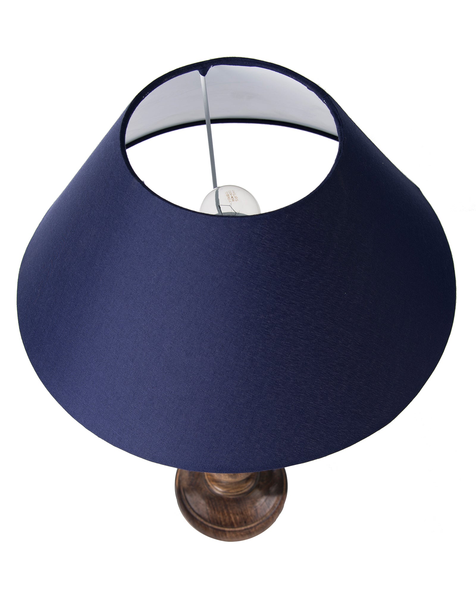 Classic Black Twister Table Lamp With Green Shade