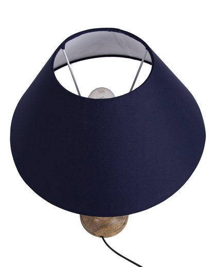 Mabel Rustic Wood Table Lamp With Shade
