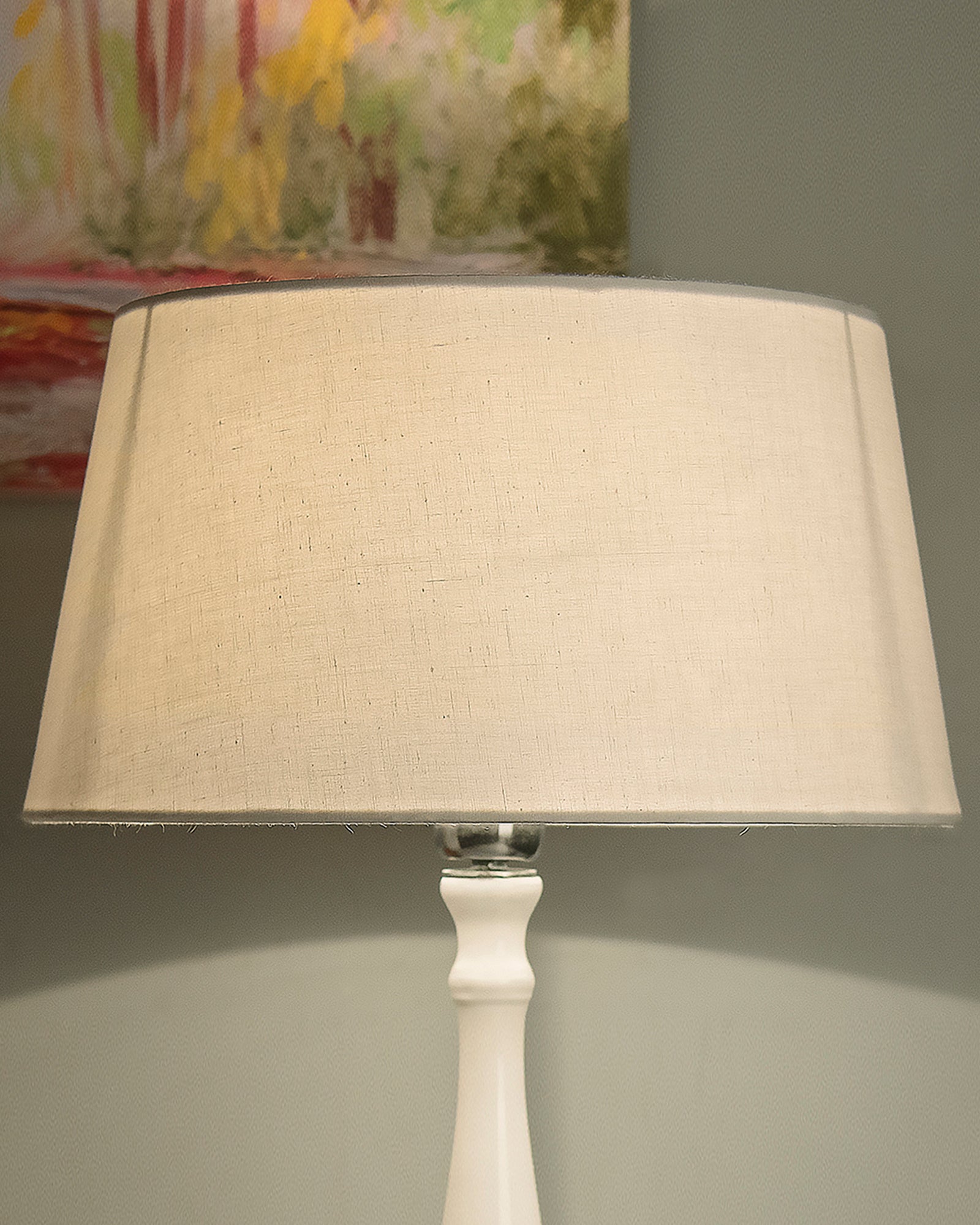 Classic drum Cotton shade, set of 2 (For E27, E14 and B-22 base)