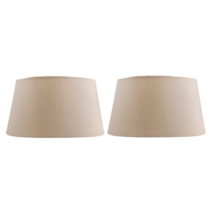 Classic drum Cotton shade, set of 2 (For E27, E14 and B-22 base)