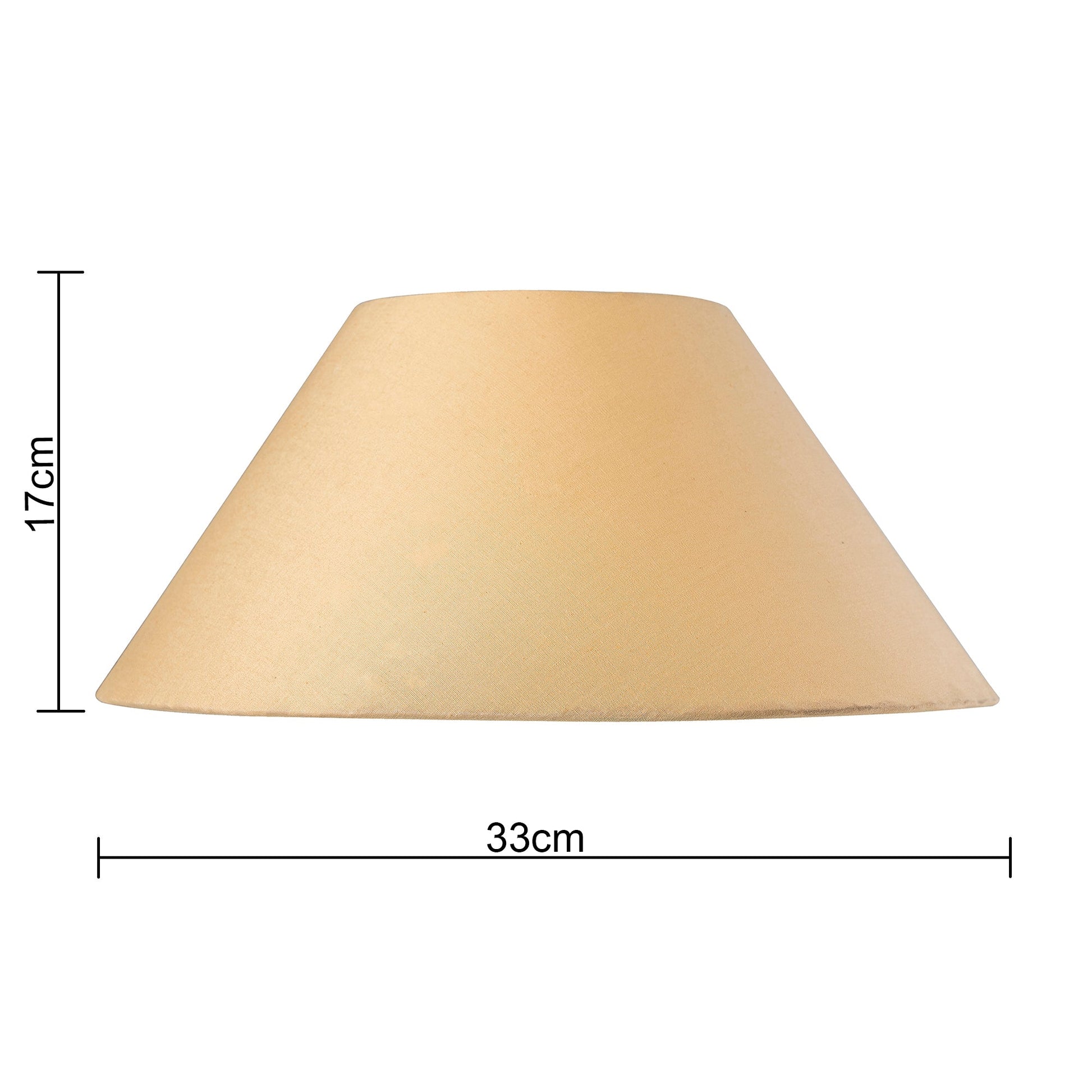 Classic cone Cotton shade, set of 2 (For E27, E14 and B-22 base)