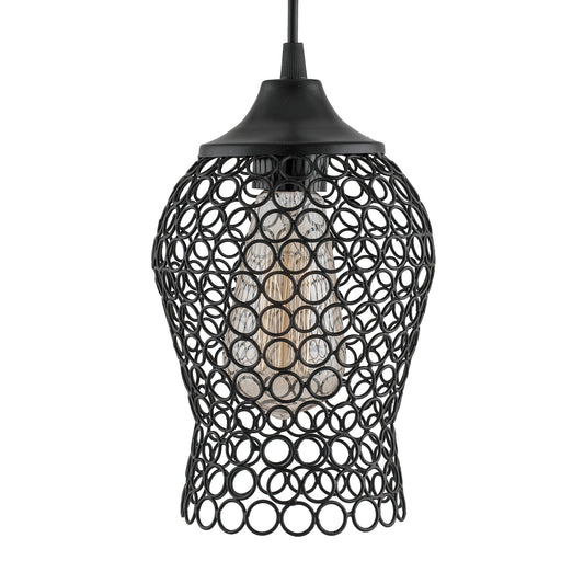 Hanging Black Steel light, hanging light and fixture