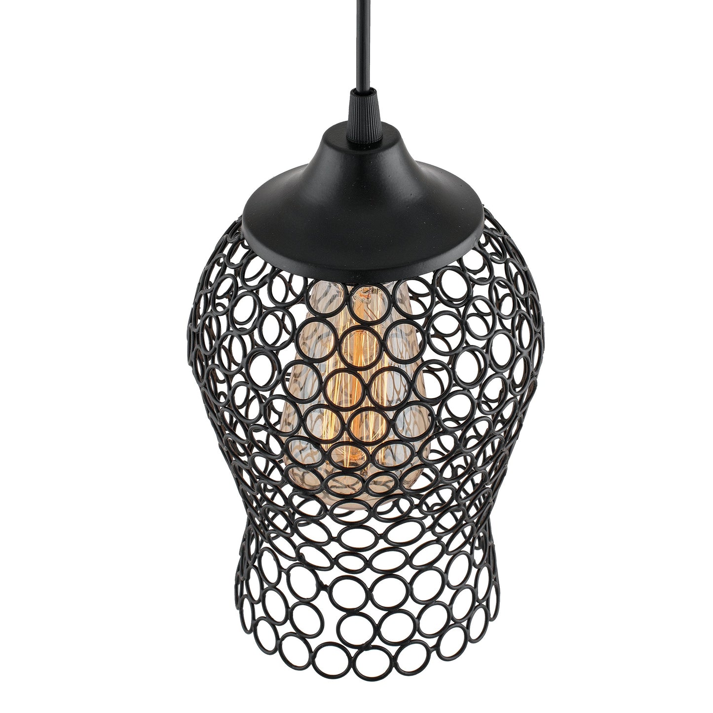 Hanging Black Steel light, hanging light and fixture
