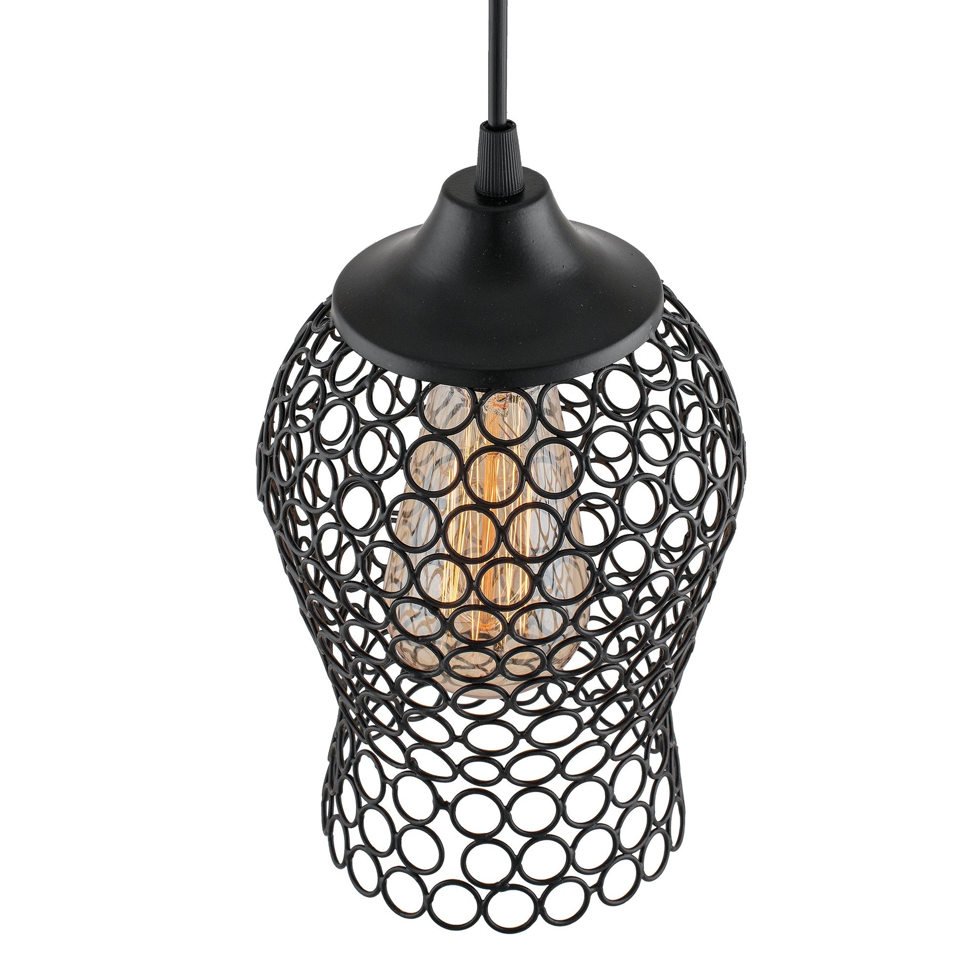 Hanging Black Steel light, hanging light and fixture