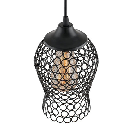 Hanging Black Steel light, hanging light and fixture