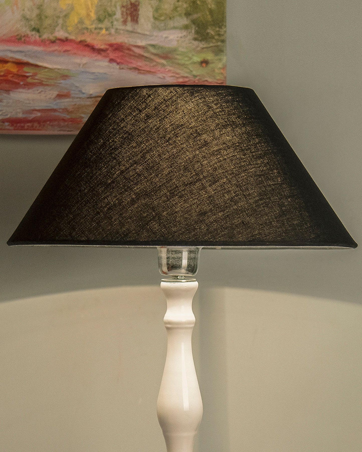 Classic cone Cotton shade, set of 2 (For E27, E14 and B-22 base)