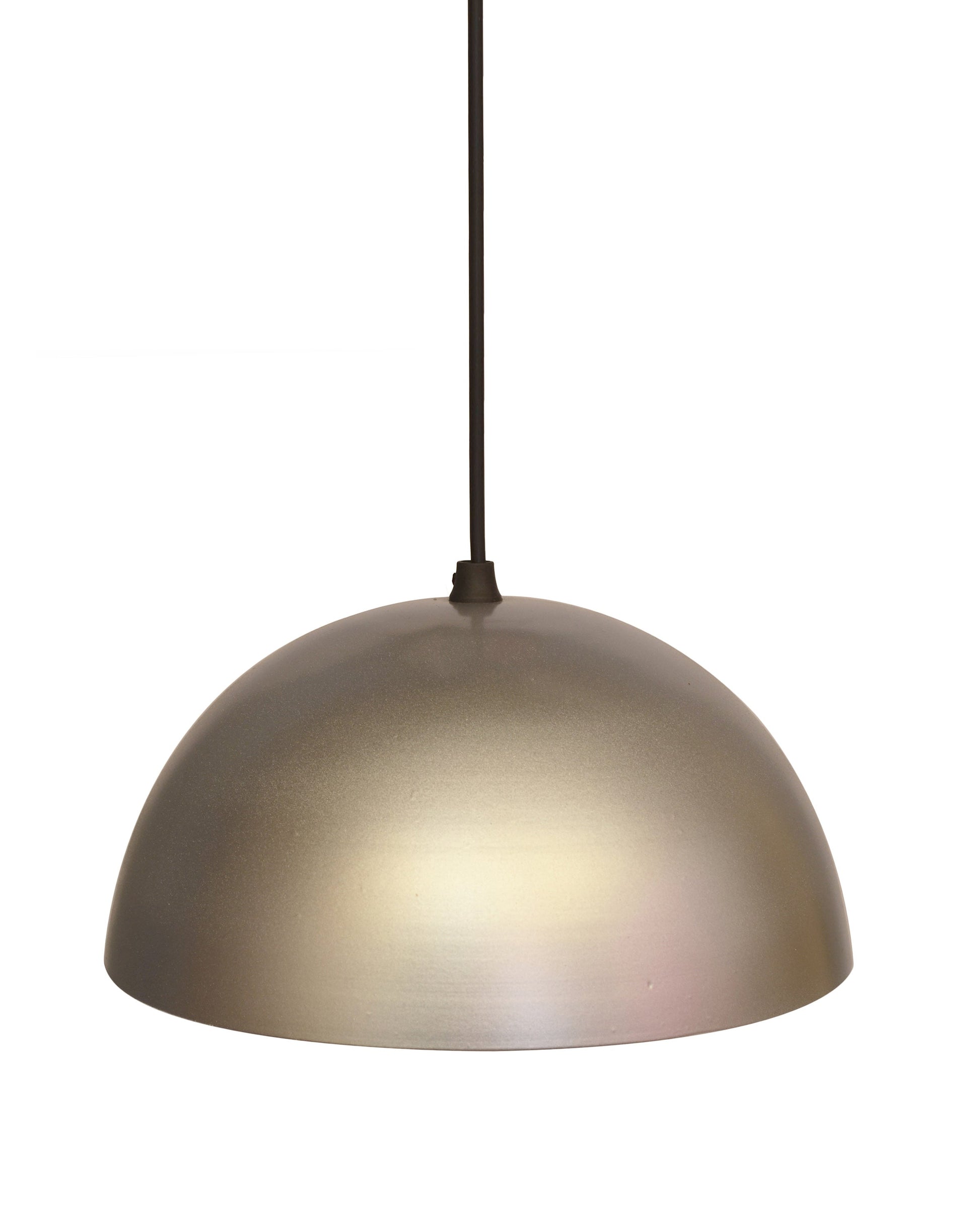 Metallic Pendant hanging light, hanging lamp 10"