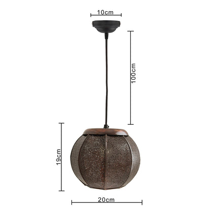 Classic Moroccan hanging lamp, antique light