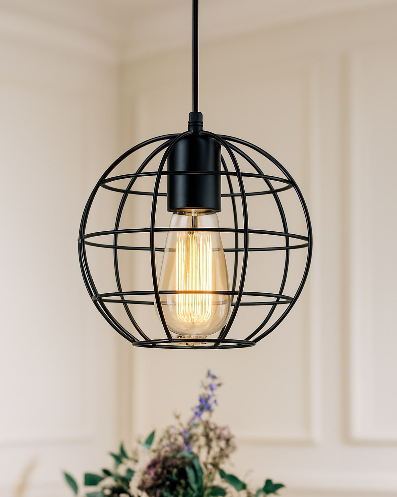 Vintage Edison Filament hanging Classic Sphere, E27 hanging light