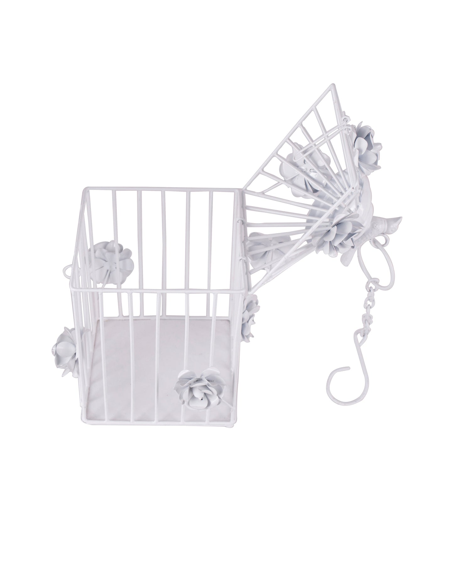 Decorative Hanging Bird Cage, Balcony/Patio Planter cage/hanging Candle holder