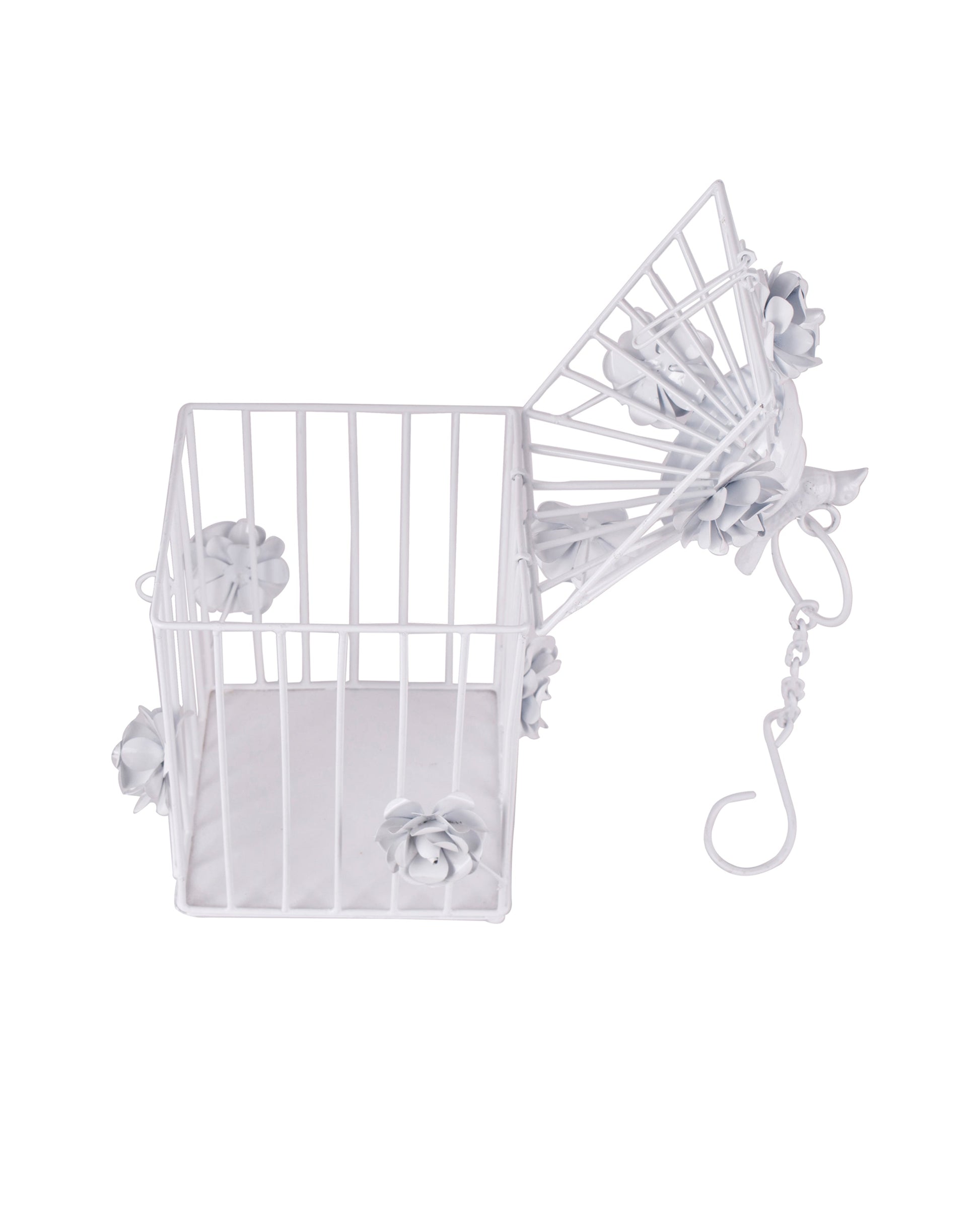 Decorative Hanging Bird Cage, Balcony/Patio Planter cage/hanging Candle holder