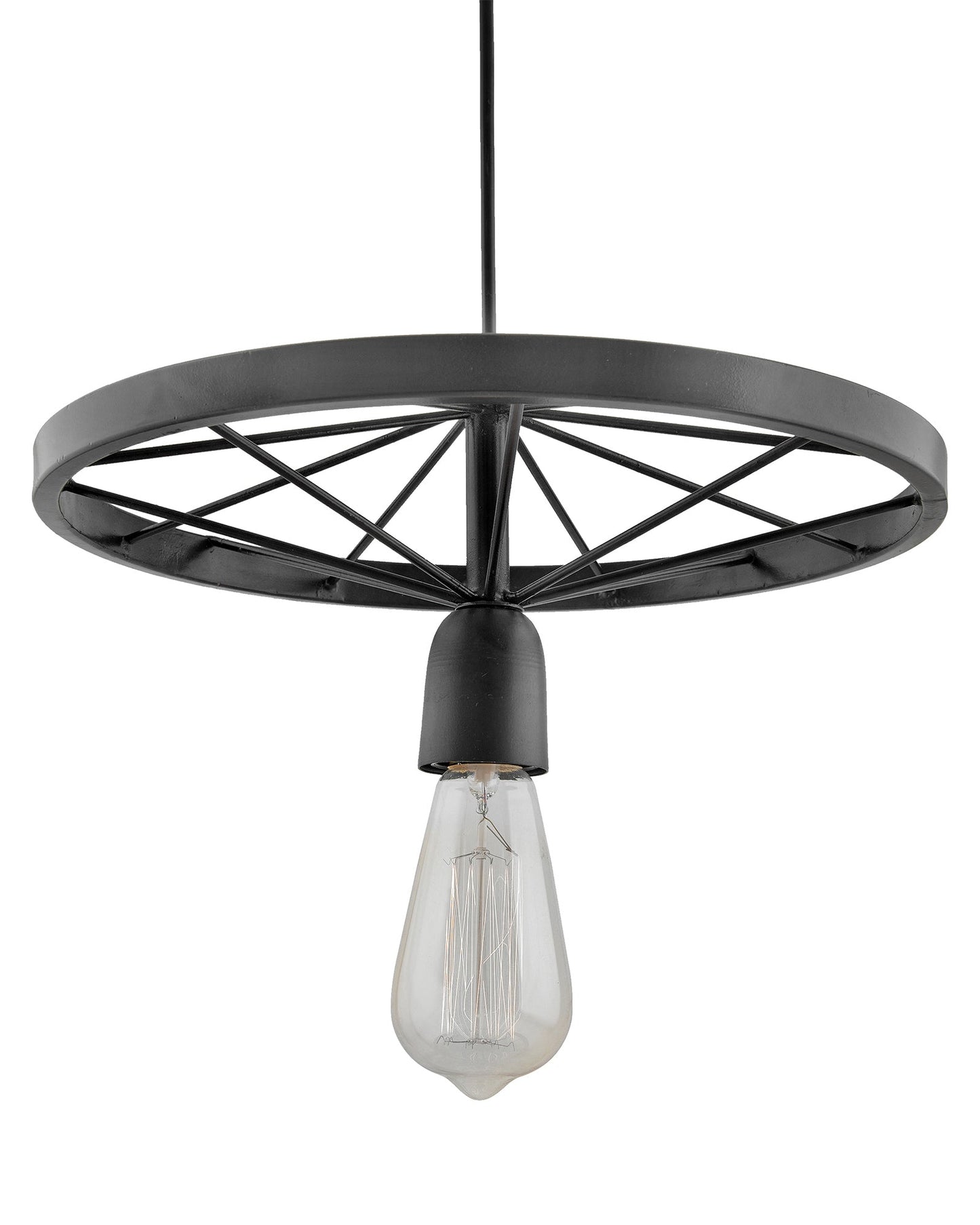 Homesake® Hanging wheel edison hanging light,13" hanging lamp for Home Decor
