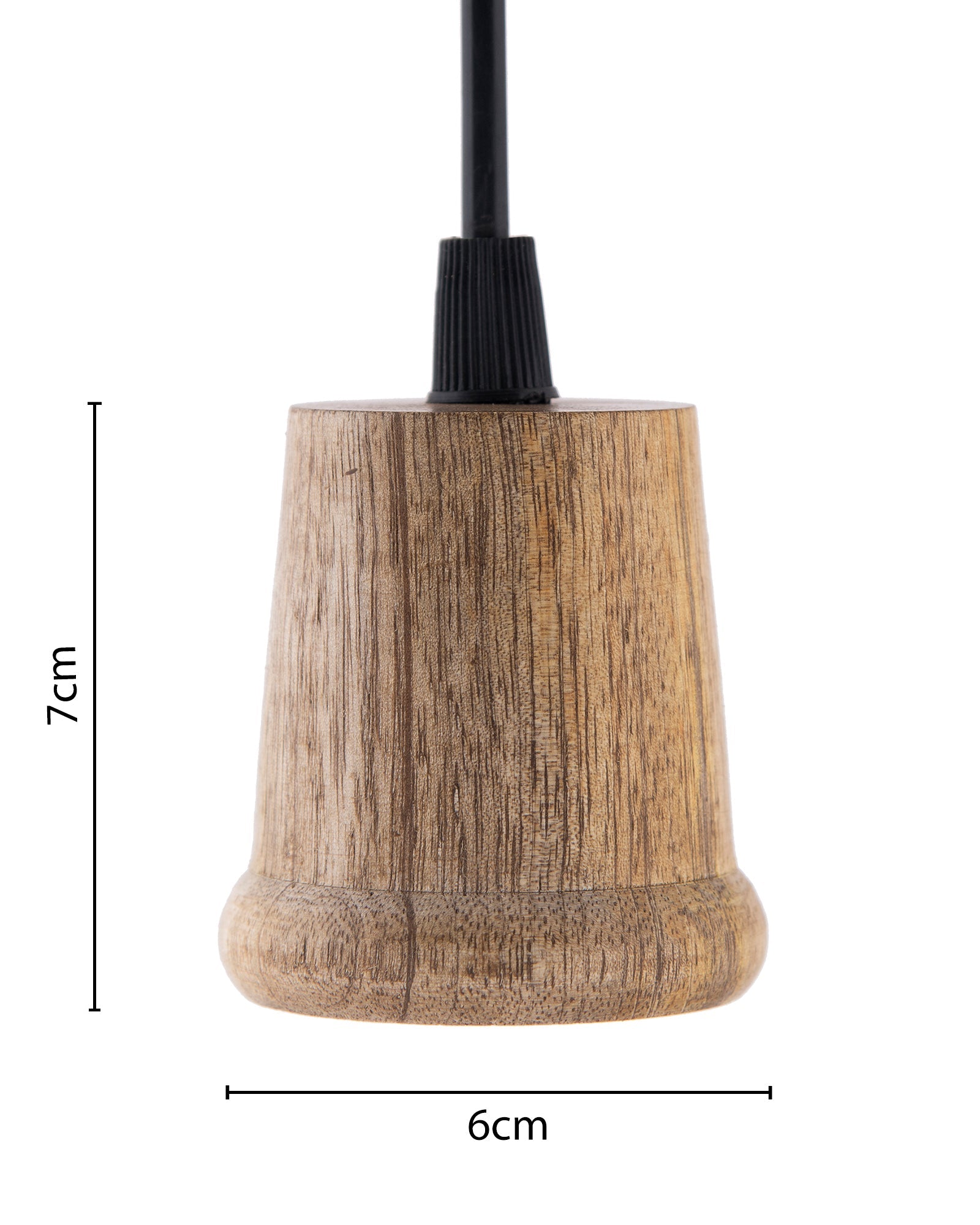 Edison Filament Wooden walnut Taper Bulb Holder, Urban, retro, nordic style, with fixture, Set of 2