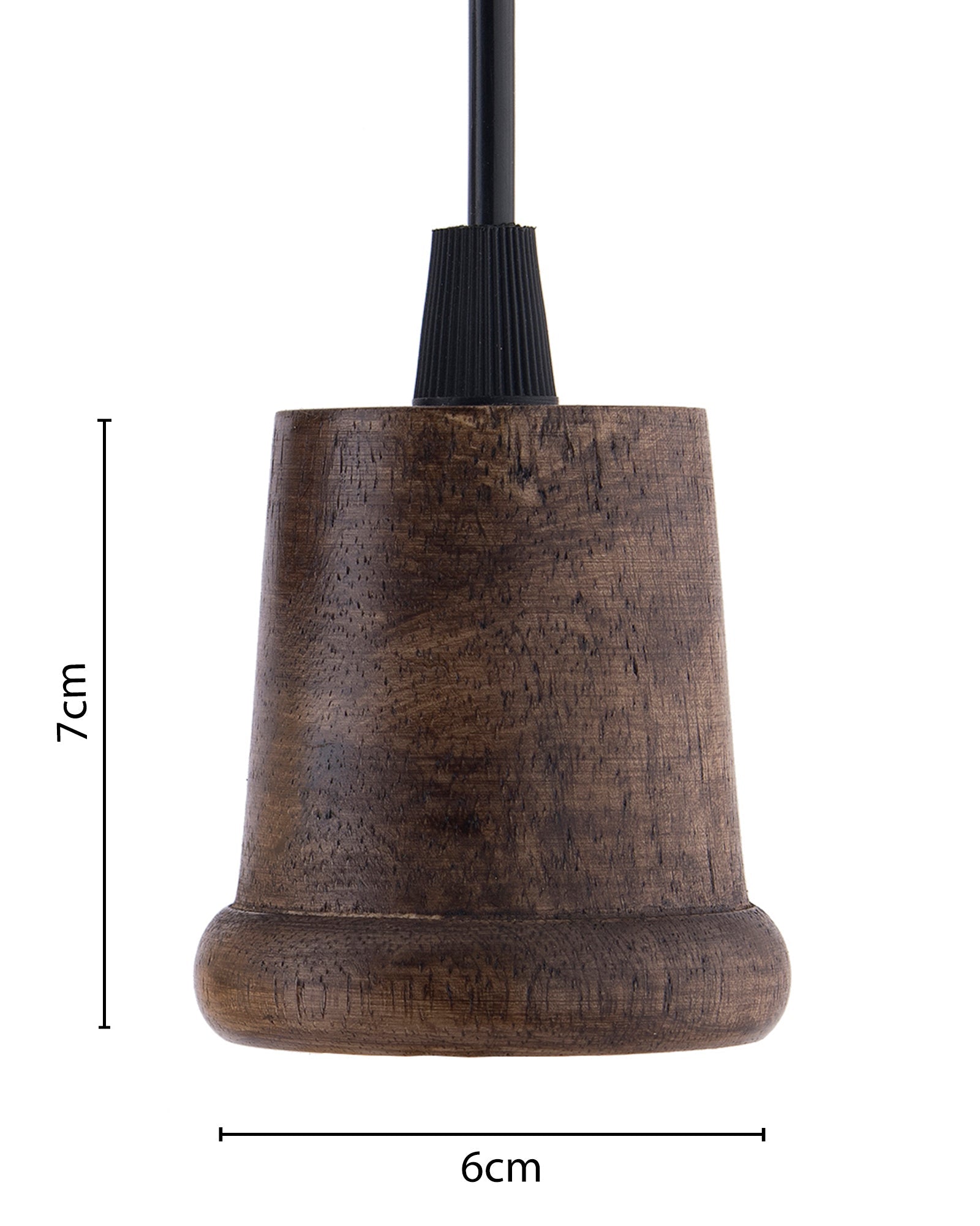Edison Filament Wooden walnut Taper Bulb Holder, Urban, retro, nordic style, with fixture, Set of 2