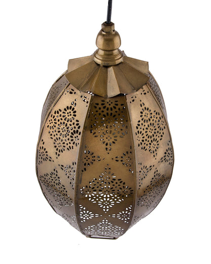 Antique Oval Moroccan hanging ceiling lamp, antique finish hanging pendant light