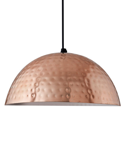 Classic Hammered Pendant Light, Rose Gold, Hanging Lights
