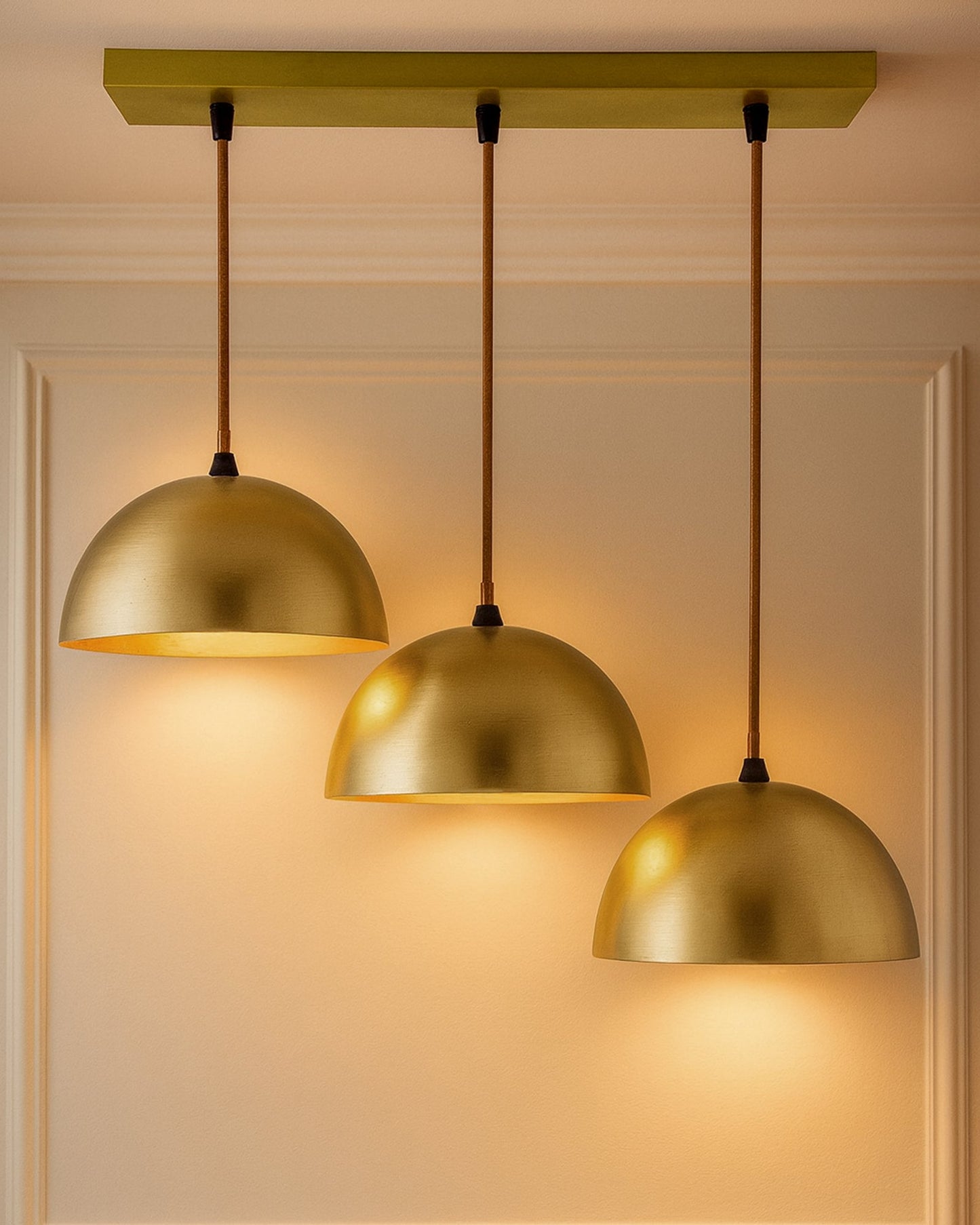 3-lights Linear Cluster Chandelier Black 8" Pendant hanging Pendant Light, kitchen area and dining room light