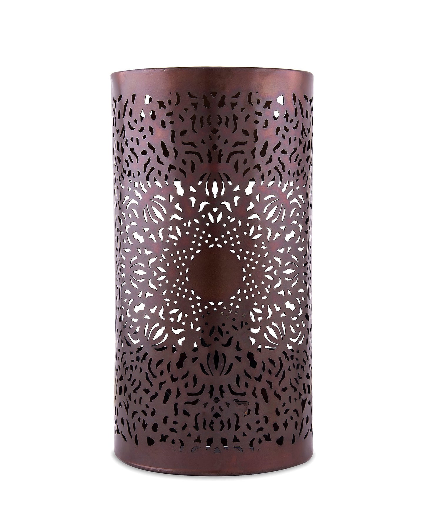 Moroccan filgree wall lamp, antique brass finish