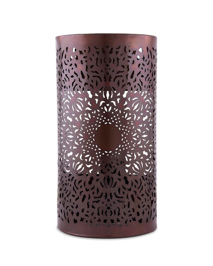 Moroccan filgree wall lamp, antique brass finish