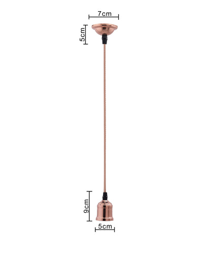 Homesake® Edison Filament Metallic Black Bronze Bulb Holder, Urban, Retro, Nordic Style, With Fixture, Set of 2