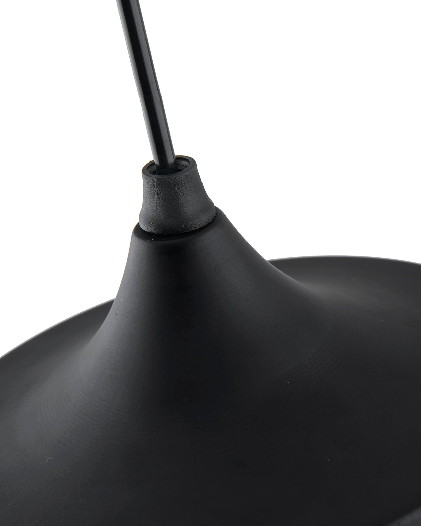 Matt black Crystal hanging goblet light, ceiling light, Nordic E27 pendant