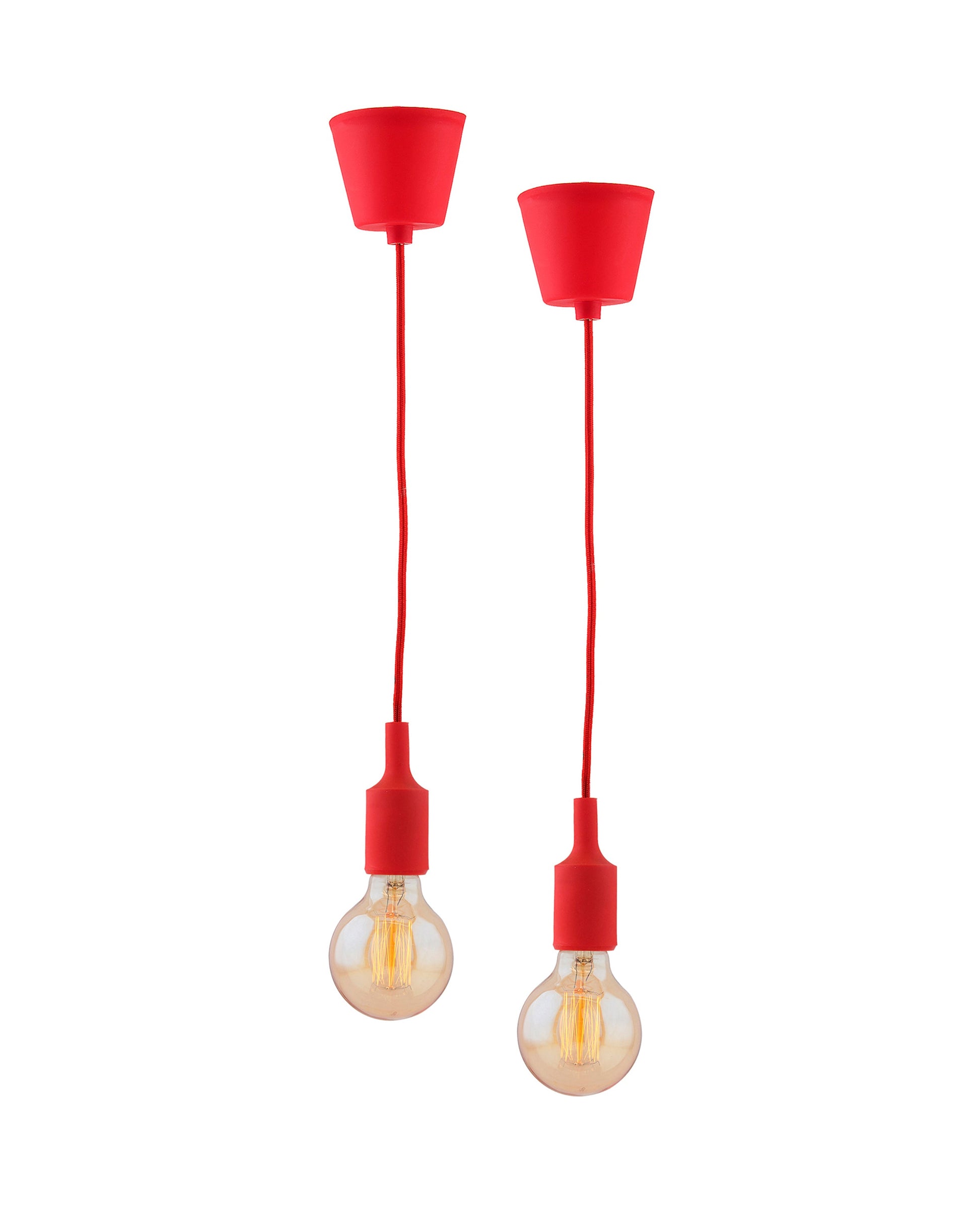 2pcs E27 Socket Chandelier Lamp Light Fixture,Hanging Silicone Holder Adjustable Modern Pendant Ceiling Lamp