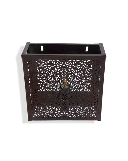 Oriental Square Wall Lamp Light Lampshade, Antique Moroccan Wall Sconce