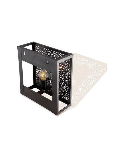 Oriental Square Wall Lamp Light Lampshade, Antique Moroccan Wall Sconce