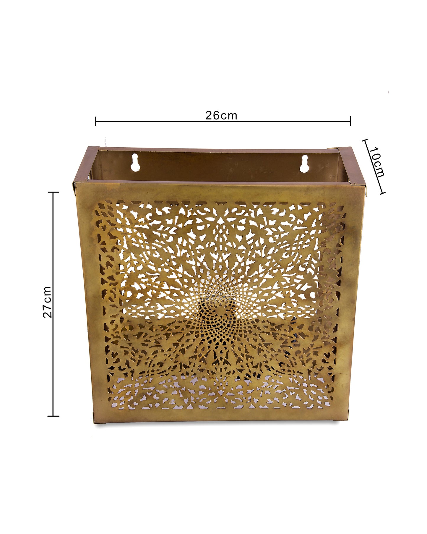 Oriental Square Wall Lamp Light Lampshade, Antique Moroccan Wall Sconce