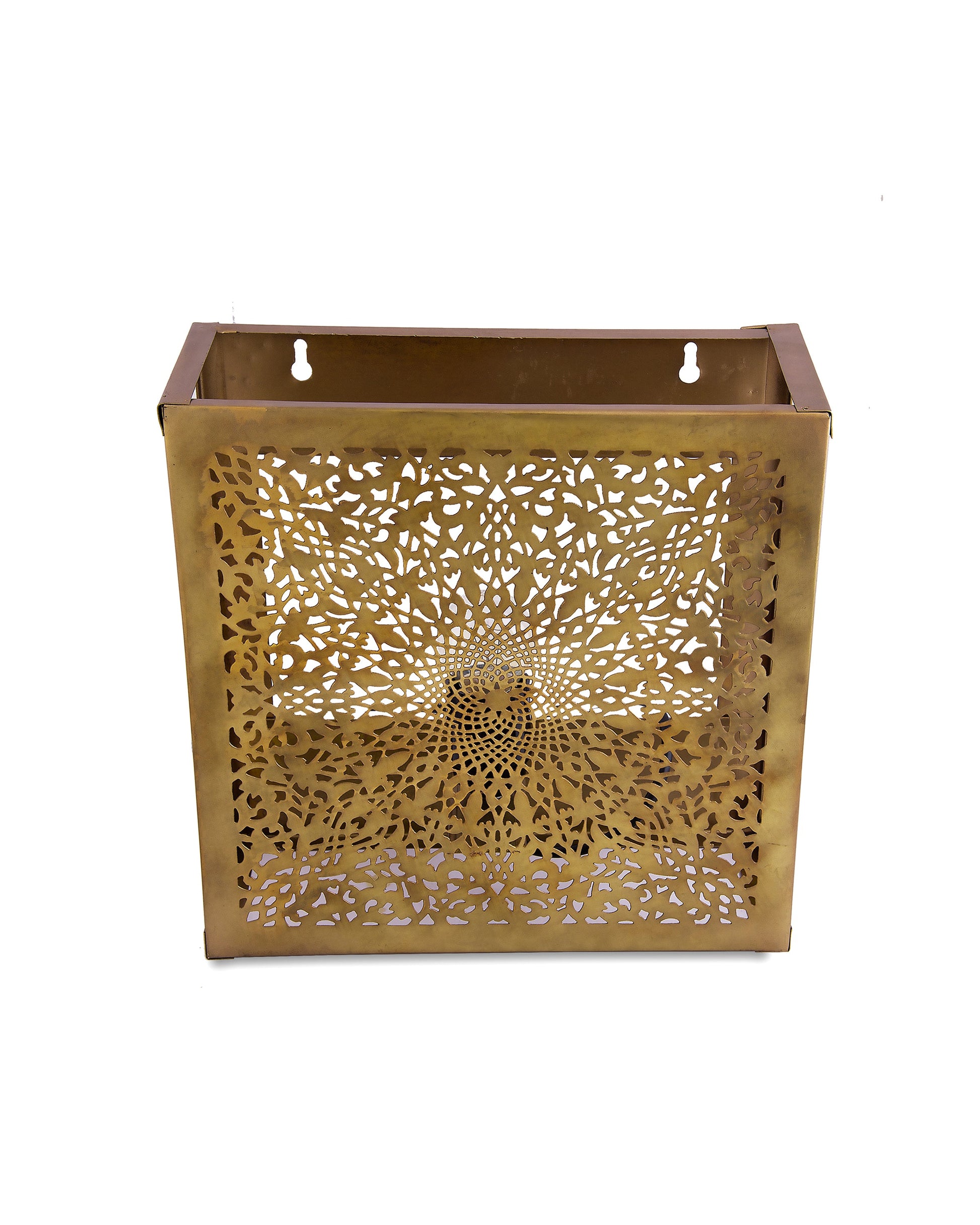 Oriental Square Wall Lamp Light Lampshade, Antique Moroccan Wall Sconce