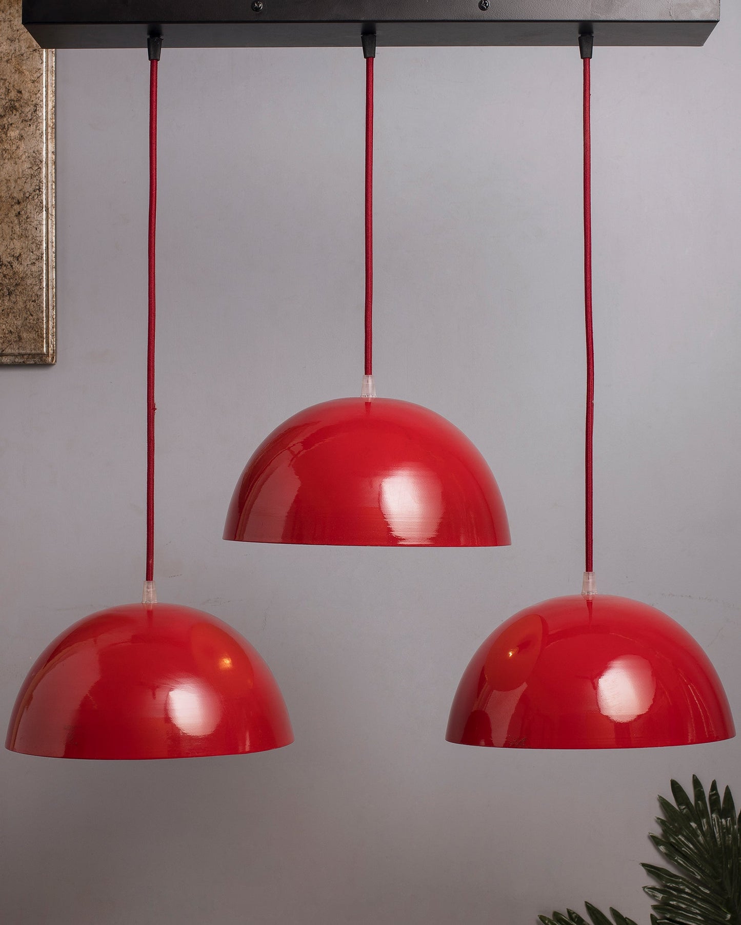 3-lights Linear Cluster Chandelier hanging Pendant Light, kitchen area and dining room light, LED/filament light