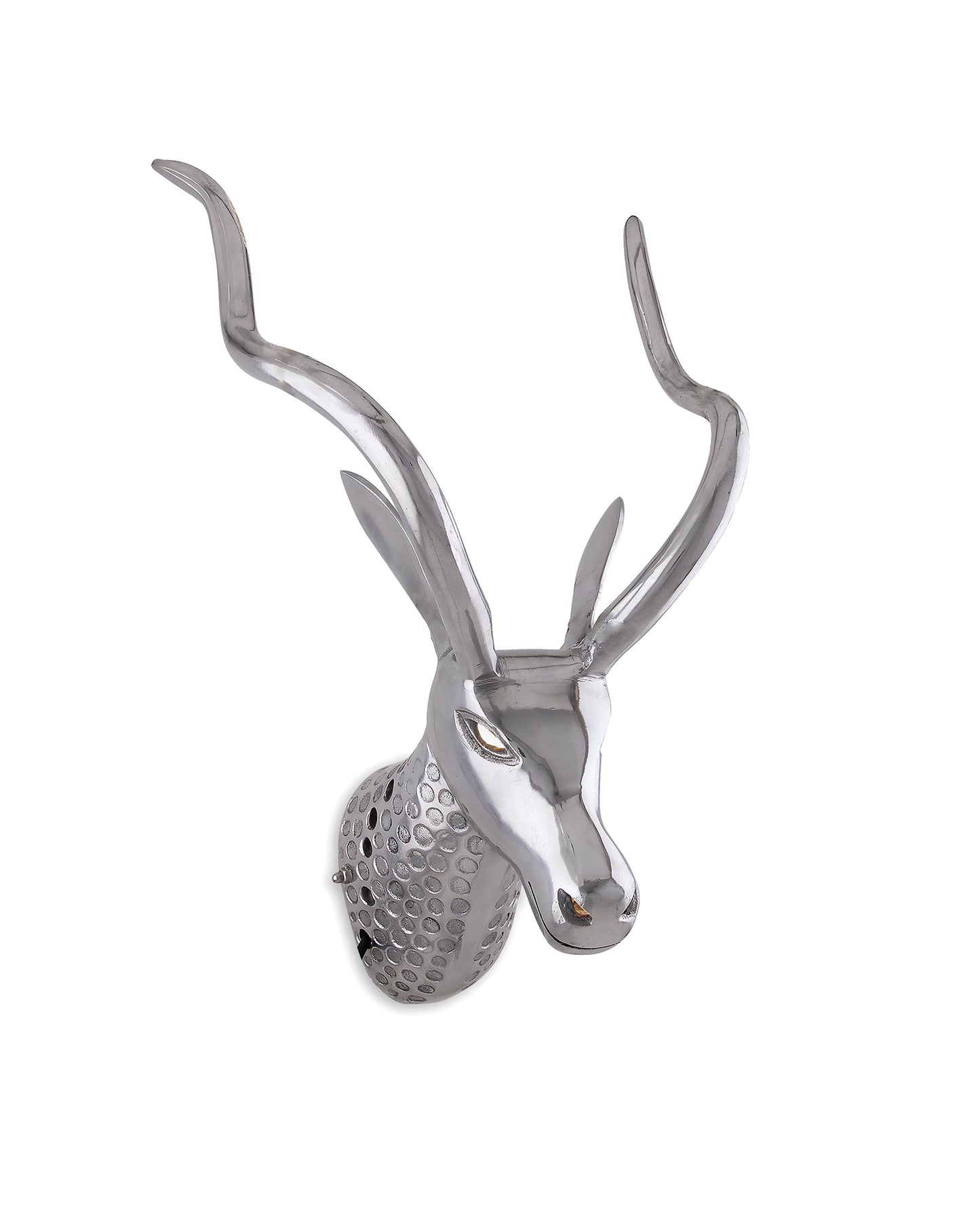 Trophy Deer Head Wall Light, Wall Art Deco Metal Lamp, Modern antler wall lamp,Living room,Bar,Cafe