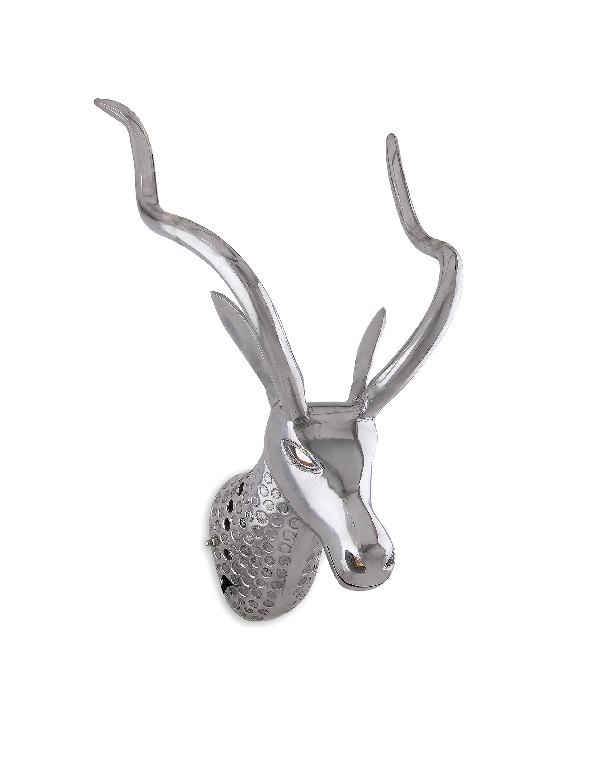 Trophy Deer Head Wall Light, Wall Art Deco Metal Lamp, Modern antler wall lamp,Living room,Bar,Cafe