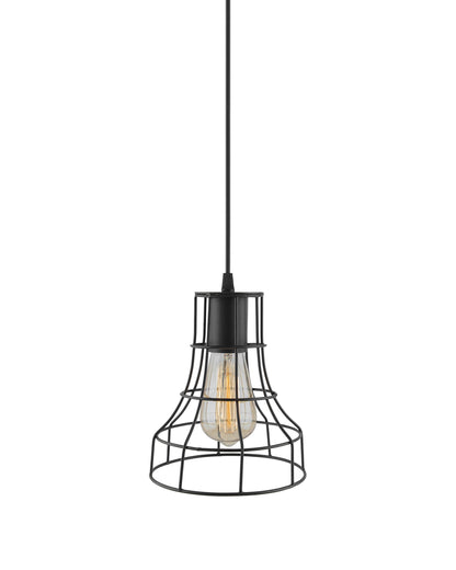 E27 Ediosn Vintage Black Metal Shade Hanging Light, Pendant Ceiling Light Lamp