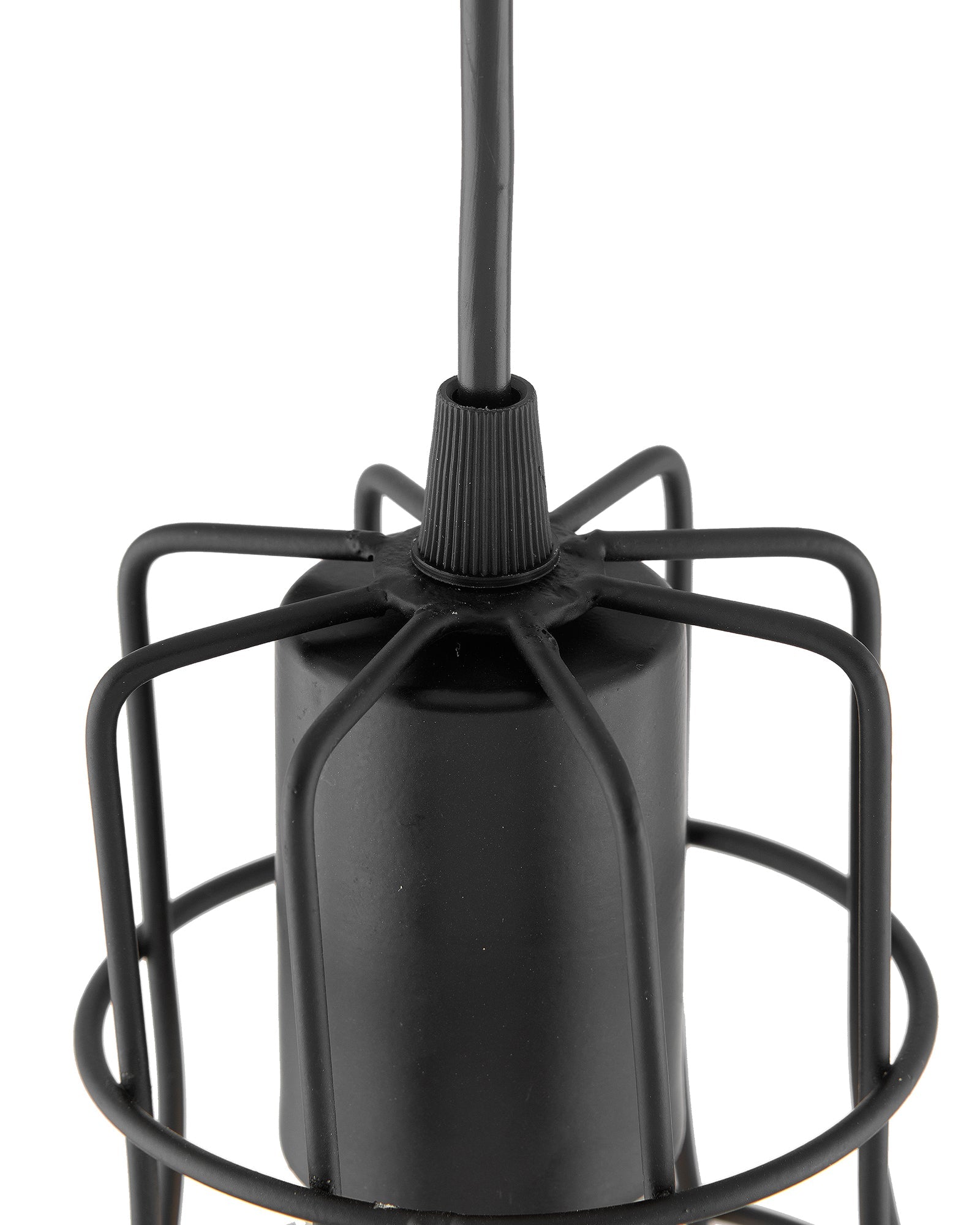 E27 Ediosn Vintage Black Metal Crown Hanging Light, Pendant Ceiling Light Lamp