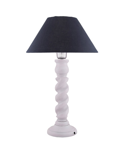Classic Twister Table lamp white with Shade