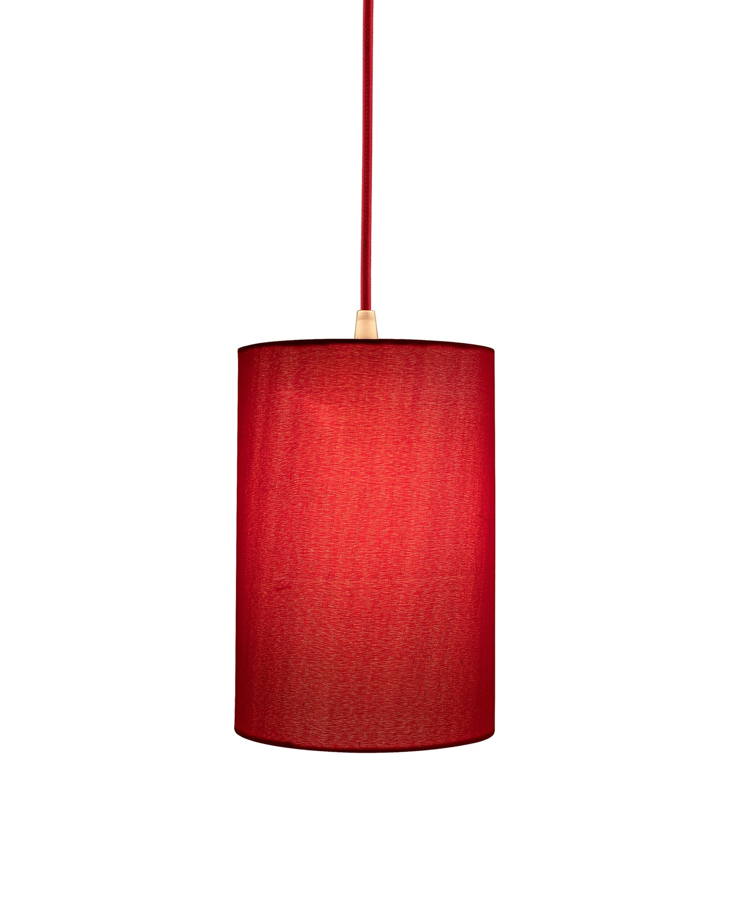 Classic Cylinder Hanging Shade, Hanging Pendant Light with Fixture