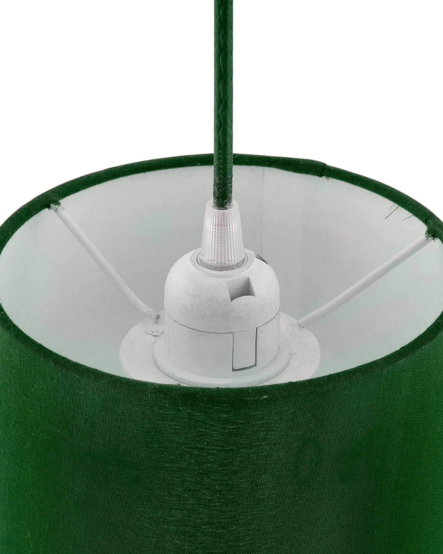 Classic Cylinder Hanging Shade, Hanging Pendant Light with Fixture