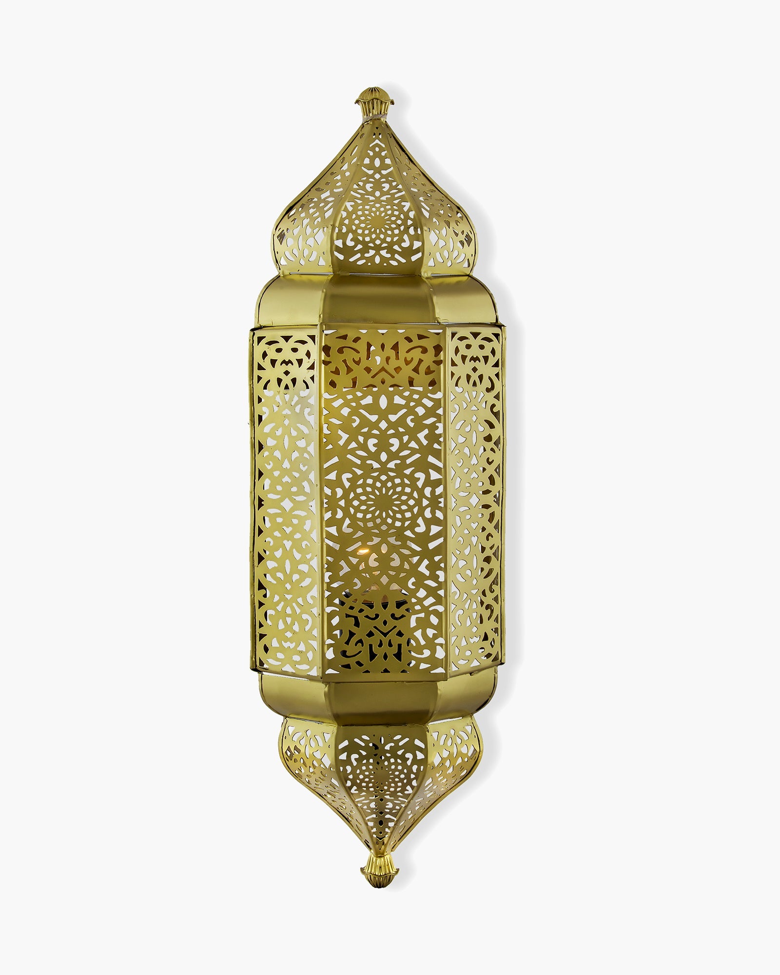 Homesake® Moroccan Wall Lamp – Handcrafted Decorative Metal Light for living room, Bedroom, Offoce or Festive Decor