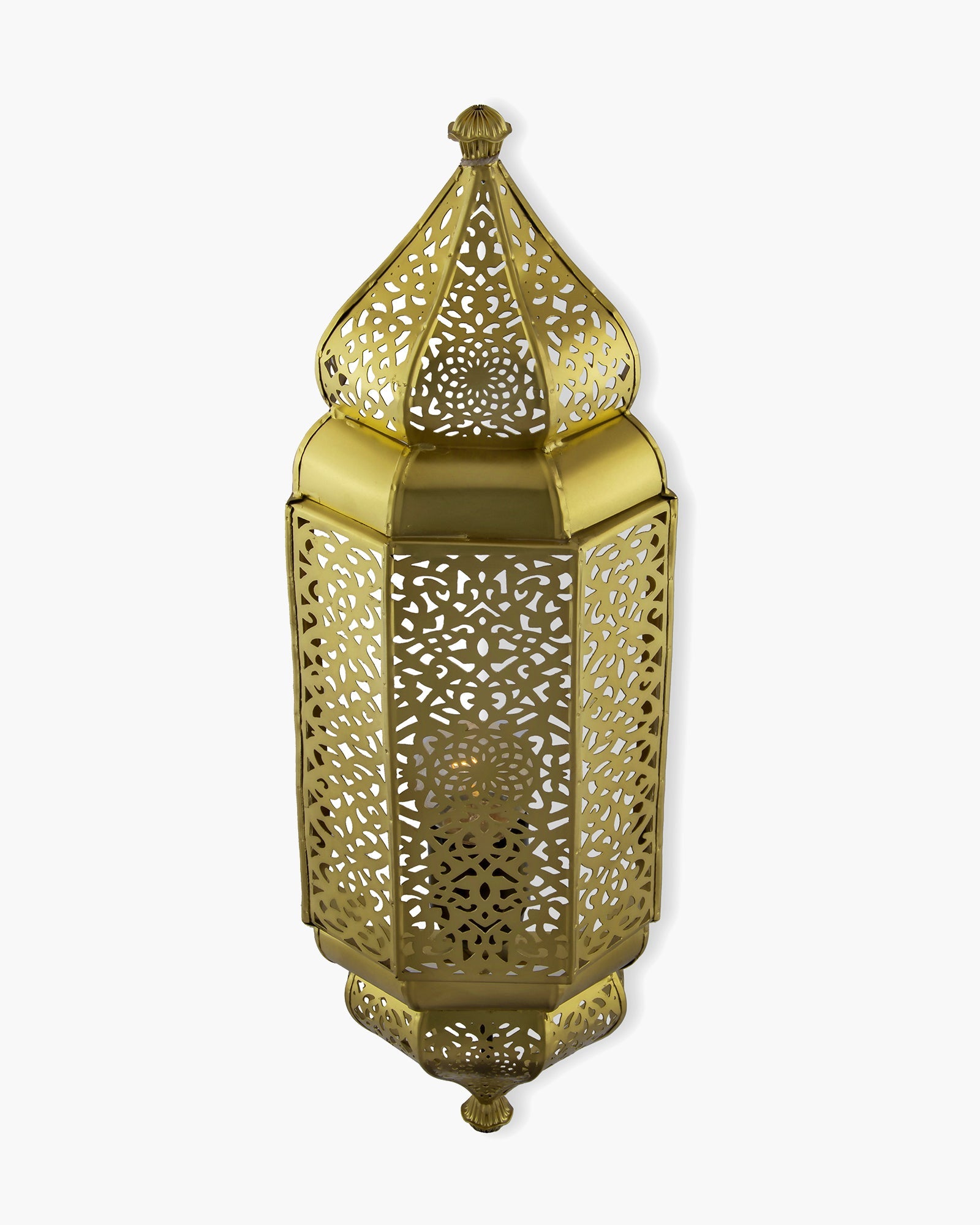 Homesake® Moroccan Wall Lamp – Handcrafted Decorative Metal Light for living room, Bedroom, Offoce or Festive Decor