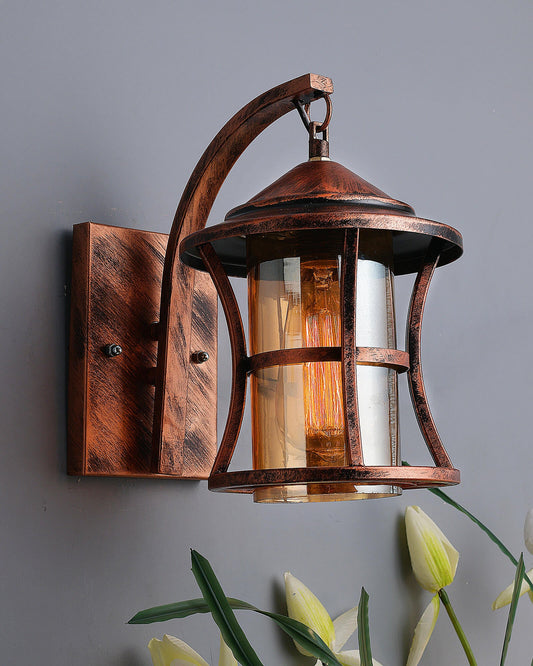 Industrial Wall Chimney Rustic Wall Sconce Light Fixtures Oil Rubbed Rust Finish