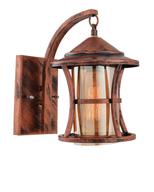 Industrial Wall Chimney Rustic Wall Sconce Light Fixtures Oil Rubbed Rust Finish