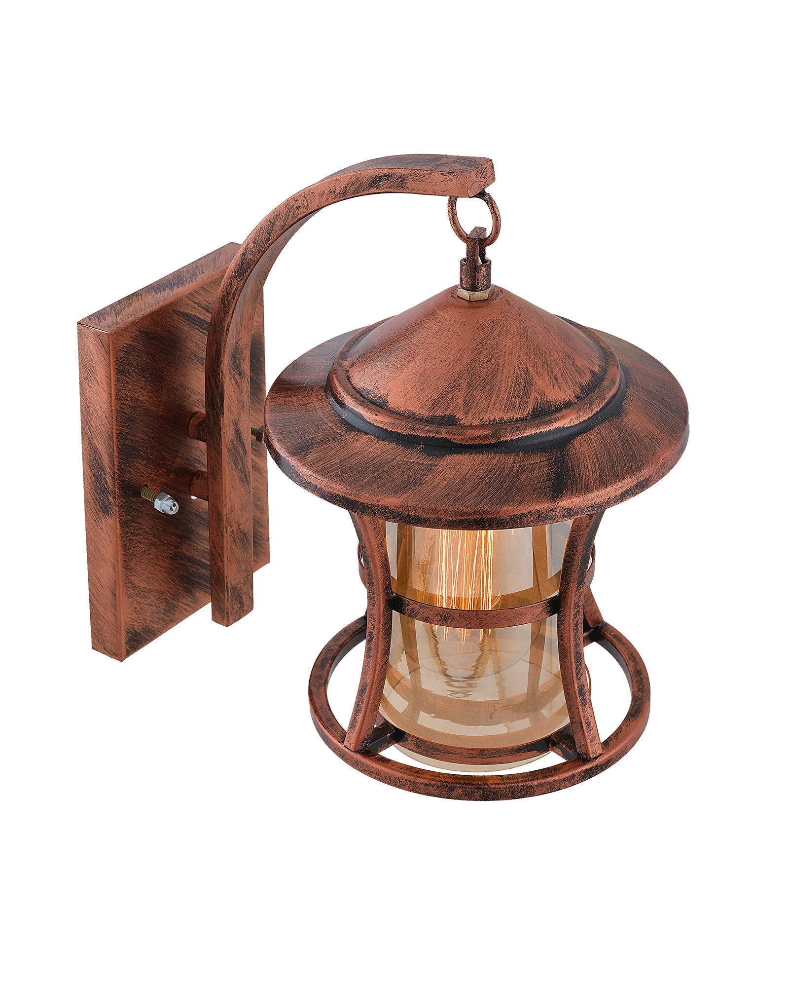 Industrial Wall Chimney Rustic Wall Sconce Light Fixtures Oil Rubbed Rust Finish