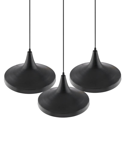 3-Lights Linear Cluster Chandelier Modern Danish hanging Light, E27 Holder, Decorative, URBAN Retro, Nordic Style